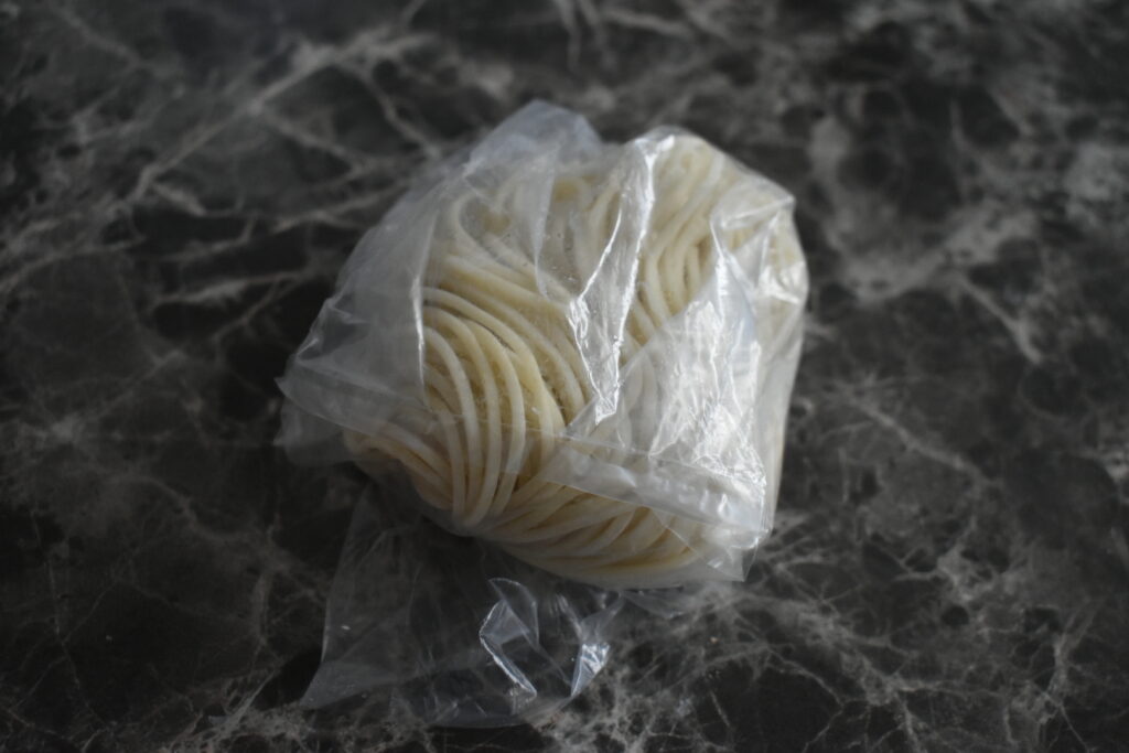 Frozen ramen set from Ramen Nikkou with fresh noodles